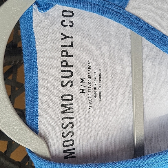 Blue and gray raglan top - Picture 3 of 8